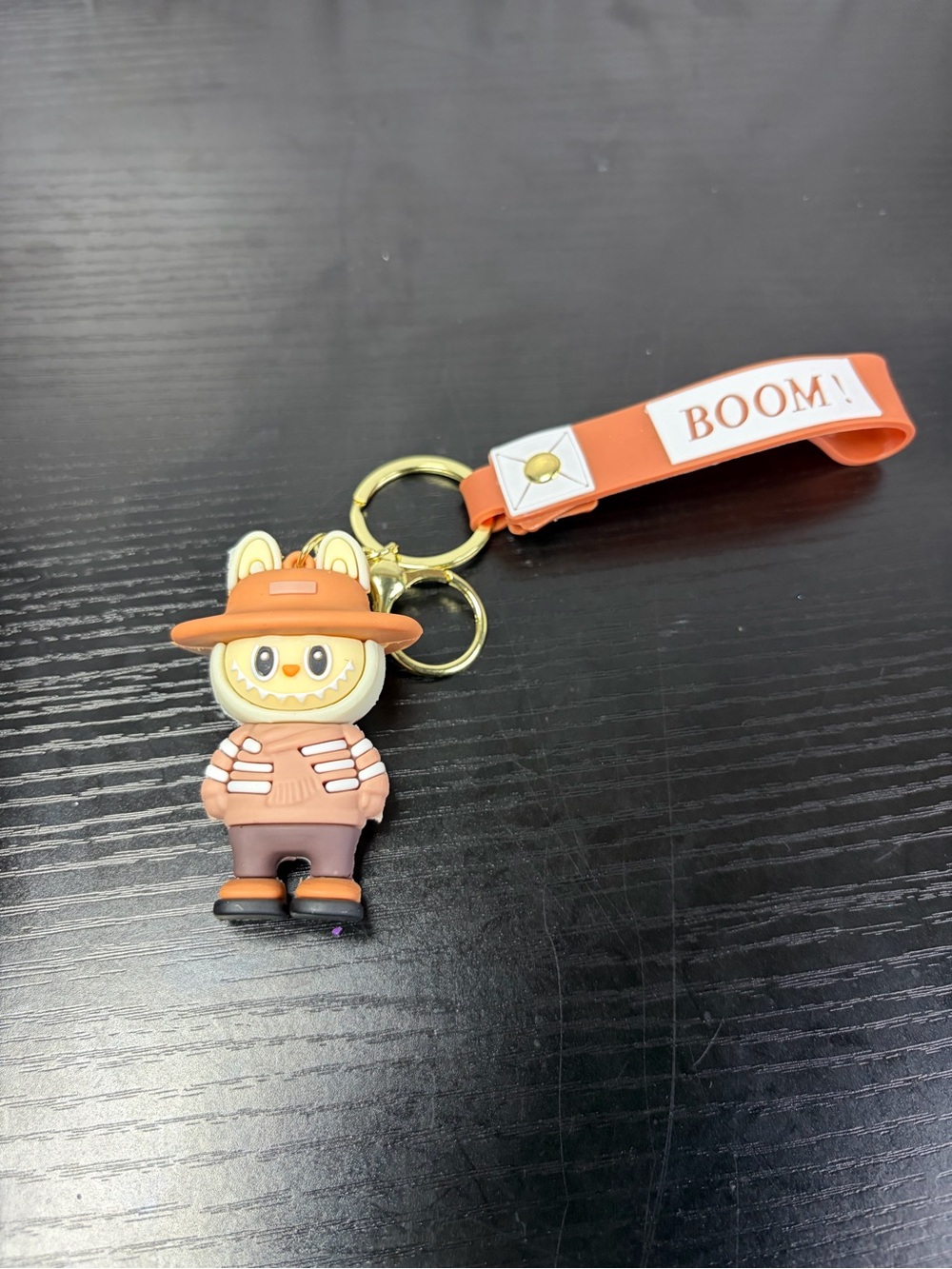Labubu Character Keychain/Bag Charm with 'BOOM!' Strap